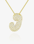 Cloud Initial Necklace