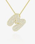 Cloud Initial Necklace