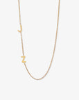 Personalized Sideway Initial Necklace 18K Best Seller