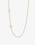 Personalized Sideway Initial Necklace 18K Best Seller