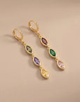 Trio Drop Earrings