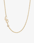 Connected Initials Necklace