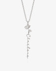 Personalized Name Necklace with Birth Flower