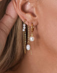 Halo Pearl Earrings