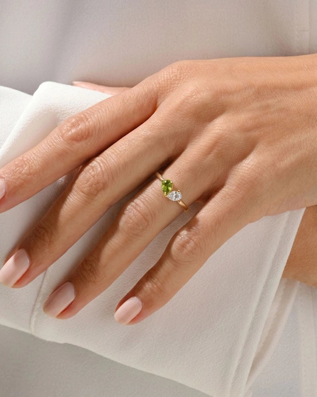 Birthstone Heart Ring – Custom Collective