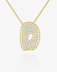 Cloud Initial Necklace