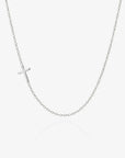 Sideways Cross Necklace