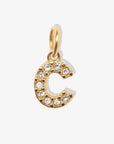 Custom Diamond Initial Letter Charm