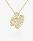 Cloud Initial Necklace