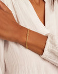 Custom Letter Sideways Bracelet