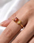Paired Stone Ring