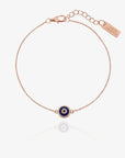 Dainty Evil Eye Charm Bracelet