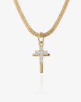Golden Duo Cross Necklace