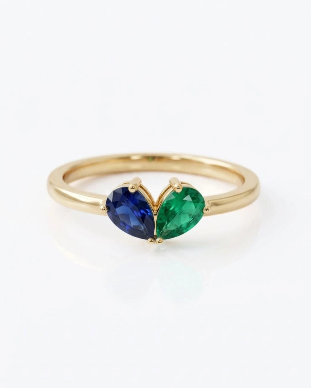 Birthstone Heart Ring – Custom Collective