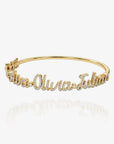 Signature Script Bangle