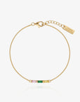 Baguette Birthstone Bracelet