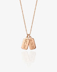 Dainty Dog Tag Necklace