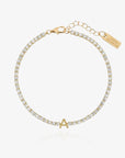 Initial Tennis Bracelet