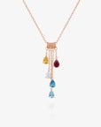 Cascading Birthstone Necklace