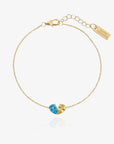Birthstone Heart Bracelet