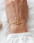 Interlocking Heart Bracelet