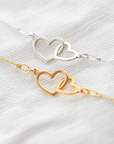 Interlocking Heart Bracelet