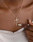 Custom Cross Name Necklace