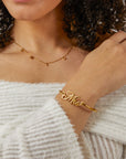 Custom Name Bangle Bracelet