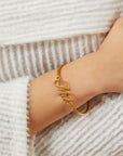 Custom Name Bangle Bracelet