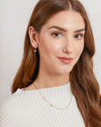 Initial Necklace with Diamond