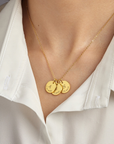 Customized Initial Birthdate Necklace