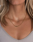 Connected Initials Necklace