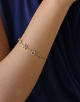 Diamond Initial Bracelet