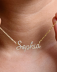 Diamond Name Necklace