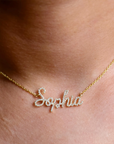 Diamond Name Necklace