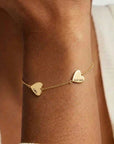 Engraved Heart Bracelet