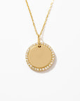 Disc Pendant Necklace - CG3901S,CG3902S,CG3903S