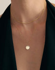 Disc Pendant Necklace - CG3901S,CG3902S,CG3903S
