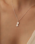 Personalized Paw Print Name Necklace - CG3117S,CG3118S,CG3119S,CG3120S,CG3121S,CG3122S,CG3123S,CG3124S,CG3125S,CG3126S,CG3127S,CG3128S