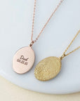 Fingerprint Handwriting Necklace - CG1584S,CG1586S,CG1588S