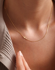 Sideways Cross Necklace