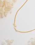 Connected Initials Necklace