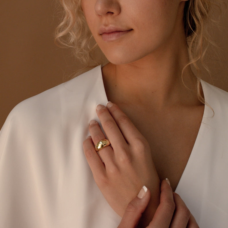 Vintage Gold Dome Ring