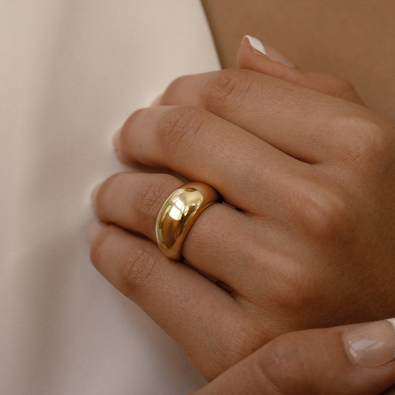 Vintage Gold Dome Ring