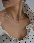 Pearl Initial Necklace