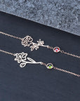 Personalized Birthflower Bracelet