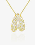 Cloud Initial Necklace