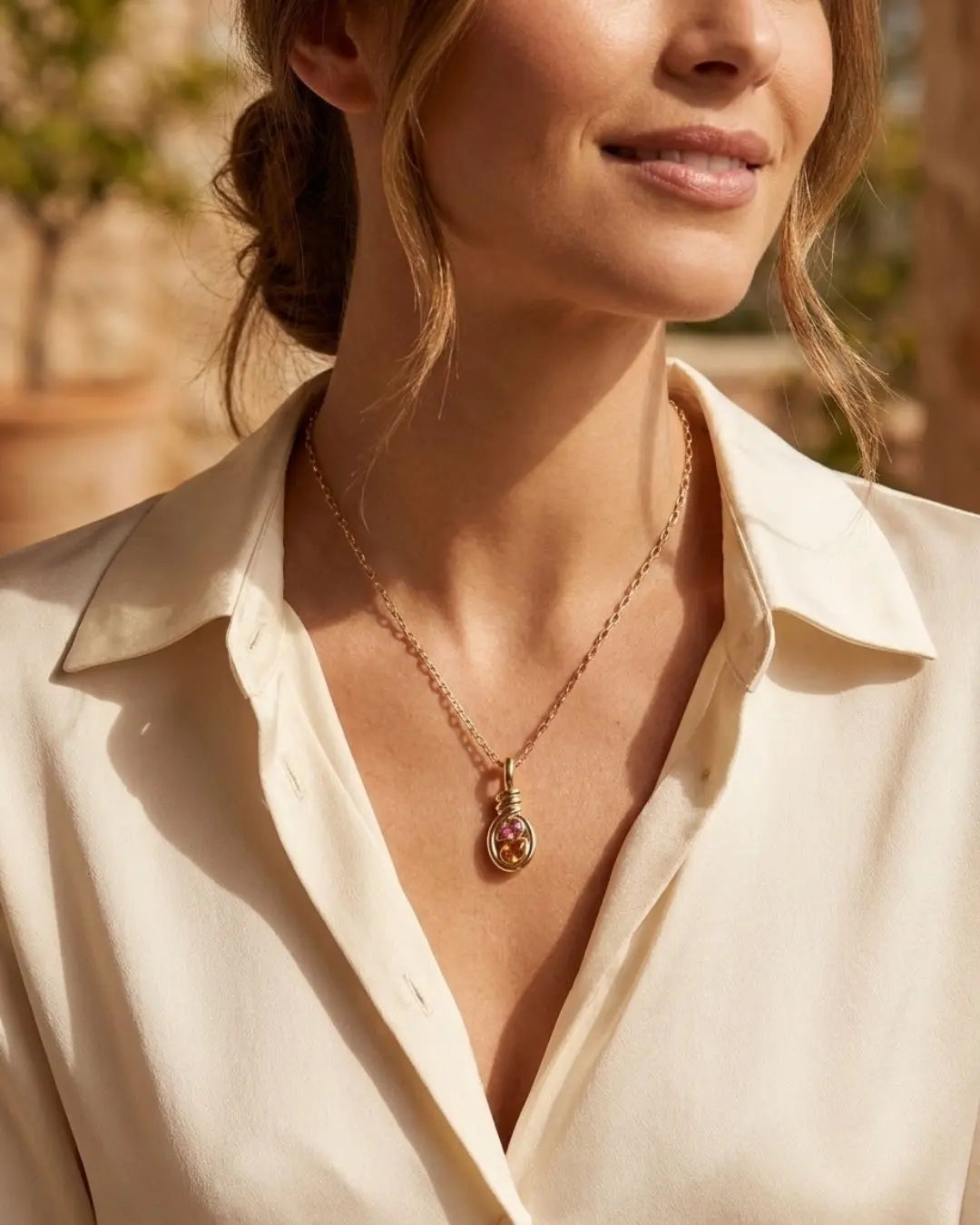 Nova Birthstone Necklace