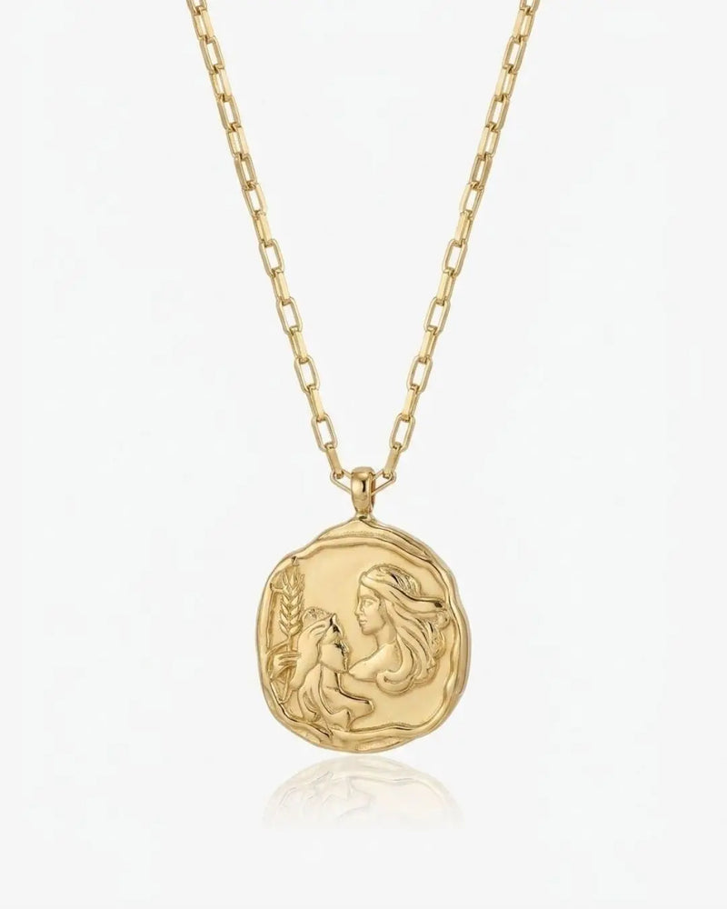 Zodiac Medallion Necklace