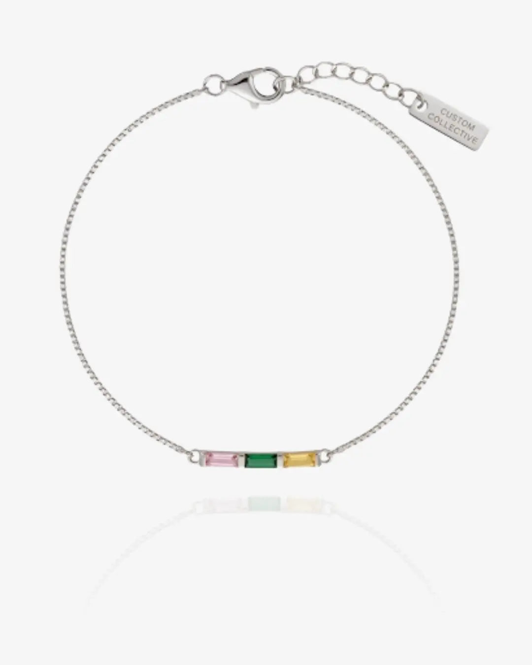 Baguette Birthstone Bracelet